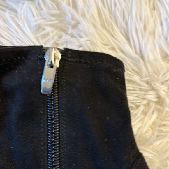 MARC FISHER Lukie Black Vegan Heel Sock Ankle Bootie women size 8 - Picture 6 of 6